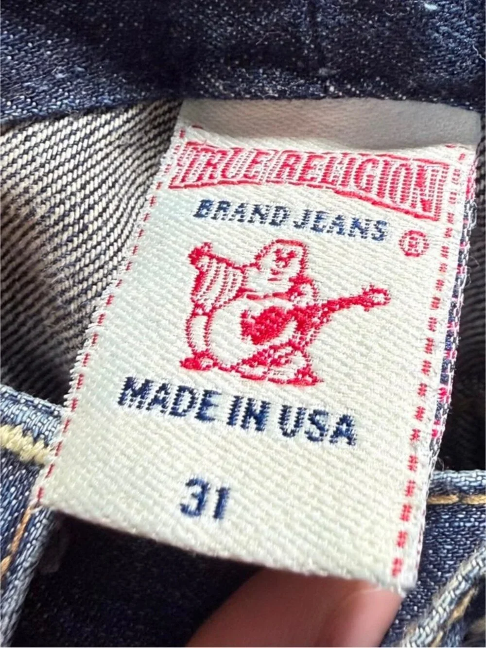 True Religion World Tour Section Jack Jeans Men’s Size 31 Made USA